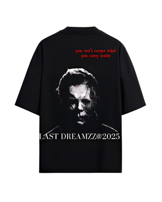 HALLOWEEN II “PREMIUM” OVERSIZED TEE IN BLACK