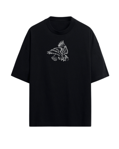 HALLOWEEN II “PREMIUM” OVERSIZED TEE IN BLACK